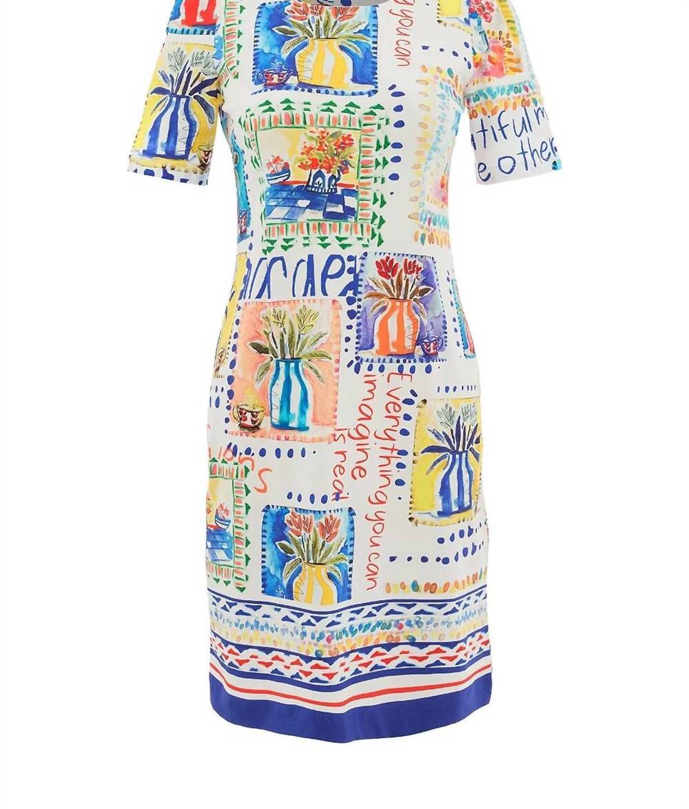 NEW AMELIA'S women's handmade garden dress in multicolor